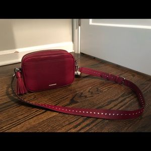 Rebecca Minkoff Byrn Camera Bag in Burgundy NWT